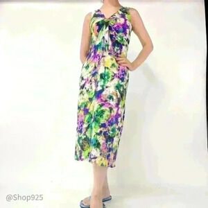 Floral Print Stretch  Dress